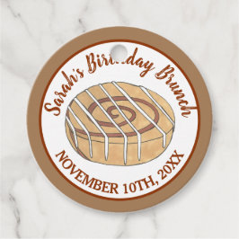 シナモン転がパンペストリー誕生日パーティーブランチ フェイバータグ