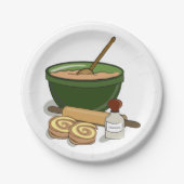 シナモン転がベーキング成分コージーキッチン ペーパープレート (正面)