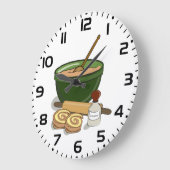 シナモン転がベーキング成分コージーキッチン ラージ壁時計 (傾斜)