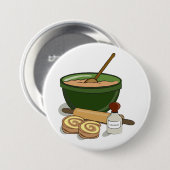 シナモン転がベーキング成分コージーキッチン 缶バッジ (正面&裏面)