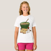 シナモン転がベーキング成分コージーキッチン Tシャツ (正面フル)