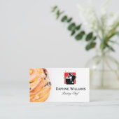 シナモン転が | ミキサ機 名刺 (スタンド正面)