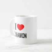 シナモン❤️が大好きシナモンIハートシナモン コーヒーマグカップ (正面左)