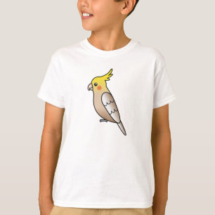 シナモン カートゥーン オカメインコ インコ 鳥 Tシャツ