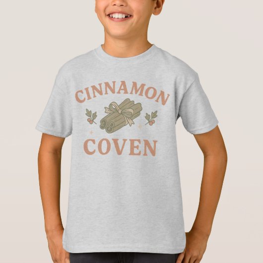 シナモン・コーヴン キッズTシャツ Tシャツ (正面)