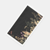 シナモン モノグラム 秋の落ち葉 ブラック (コーナー)