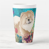 シナモン/FAWN-GINKGO CHOW-ラテマグカップ カフェラテマグ (正面)