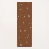 シナモンDitsy +宝石トネドシーグラス市松模様に ヨガマット (正面)