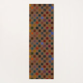 シナモンDitsy +宝石トネドシーグラス市松模様に ヨガマット (裏面)