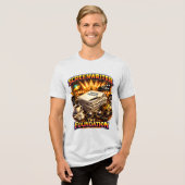 シナリオライター - 基礎 Men's Bella+Canvas トライブレンドTシャツ (正面全面)