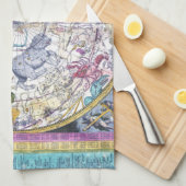 シナルマップヘミスファエリウムコエリボアレ キッチンタオル (四つ折り)