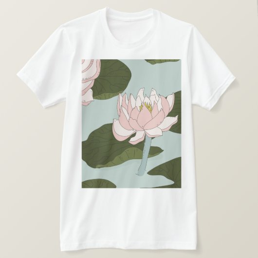 シナレンゲツツジの池 Tシャツ (デザイン正面)