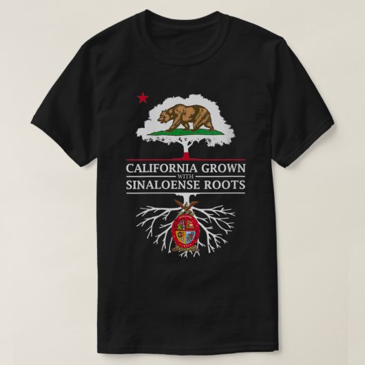 シナロエンスルーツシンで栽培されたウィメンズカリフォルニア Tシャツ (デザイン正面)