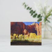 シナワヴァ寺、シオン、ユタ、はがき ポストカード (スタンド正面)