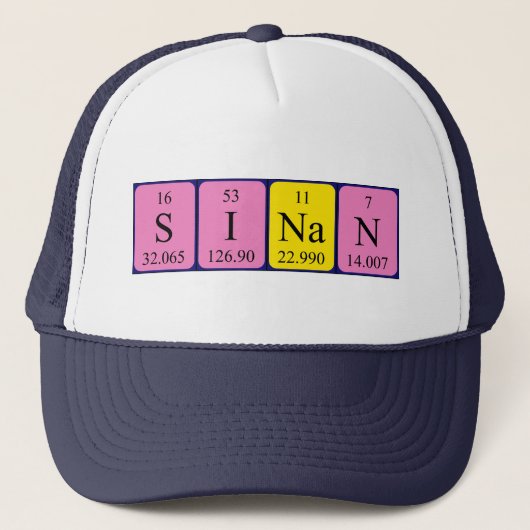 シナン周期表名hat キャップ (正面)