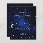 シナ結婚ス座席表 – 印刷されたゲスト名 (正面/裏面)