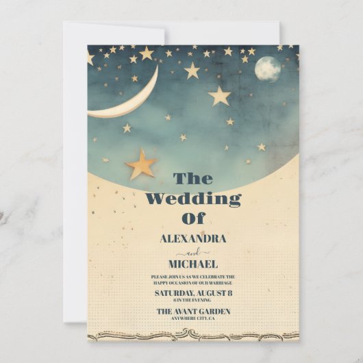 シナ結婚ス 招待状 (正面)