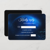 シナ結婚ルの満月と星の夜中 出欠カード (正面/裏面)