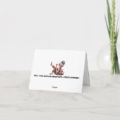 シニおもしろいア ノートカード (裏面)