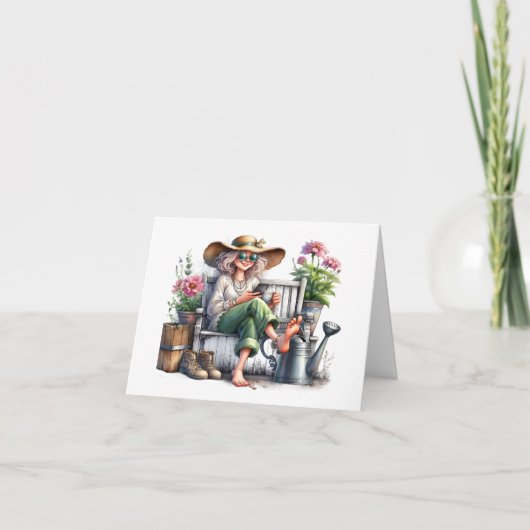 シニかわいらしア ノートカード (正面)