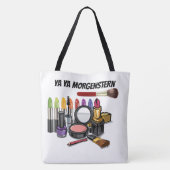 シニアおもしろいコスメティックトート- 「戻る」を参照 トートバッグ (裏面)