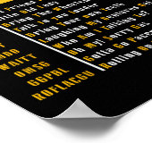 シニアおもしろいシチズン&#;メールや文字を打つコードヴィンテージGif ポスター (角)