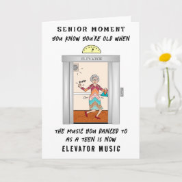 シニアおもしろいフラッシュバック年齢誕生日カードの追加 カード