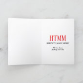 シニアおもしろい誕生日カード シーズンカード (内部)