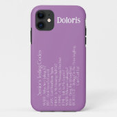 "シニアのテキストコード" カスタムデザイン Case-Mate iPhoneケース (裏面)