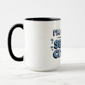 シニアのユーモア I SPEAK FLUENT SENIOR CITIZEN マグ (左)