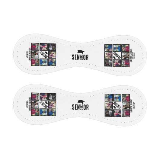 シニアカスタム卒業生のパパ8写真コラージュ 野球ボール (パネル)