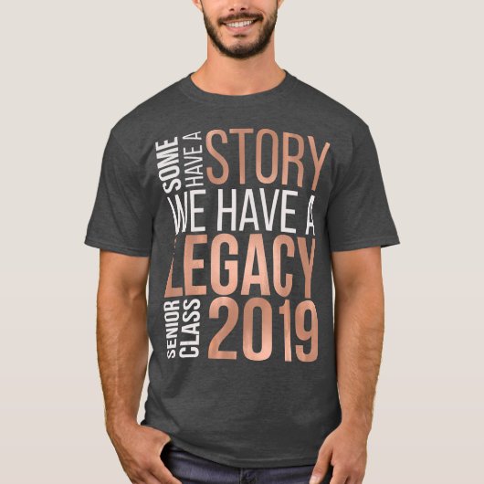 シニアクラス2019 Pink Rose Legacyシニアクラス Tシャツ (正面)
