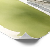 シニアクリケット – アーカイブリケットプリント ポスター (角)