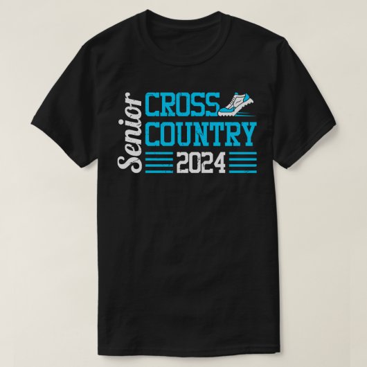 シニアクロスカントリー2024 XCランナー Tシャツ (デザイン正面)