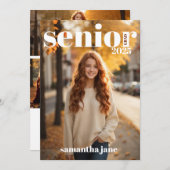 シニアグラードフォト招待状 招待状 (正面/裏面)