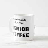 シニアコーヒーマグ コーヒーマグカップ (正面左)