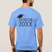 シニアゴモダンンエレガントドブラック Tシャツ (裏面)