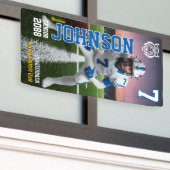 シニアサッカー選手のための特別なスポーツバナー 横断幕 (ビルの外側)