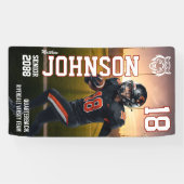 シニアサッカー選手のフォト ホームカミング 横断幕 (横)