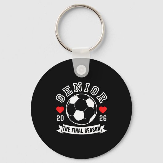 シニアサッカー2026 最終シーズンクルー キーホルダー (正面)