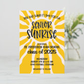 シニアサンライズハイスクールシニアウィーク招待状 招待状 (スタンド正面)