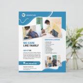 シニアサー気にビスフライヤーテンプレート (スタンド正面)