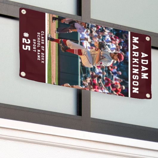 シニアスポーツソフトボール屋外バナー 横断幕 (ビルの外側)