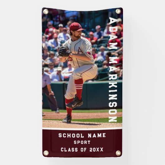 シニアスポーツソフトボール屋外基本バナー 横断幕 (縦)