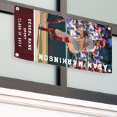 シニアスポーツソフトボール屋外基本バナー 横断幕 (ビルの外側)