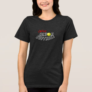 シニアソフトボールが大好きなTシャツ トライブレンドTシャツ