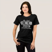 シニアチアマムの最後のチアシーズン トライブレンドTシャツ (正面全面)