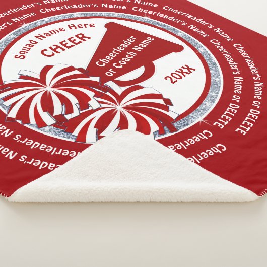 シニアチアリーダーや応援コーチへの贈り物 シェルパブランケット (3/4)