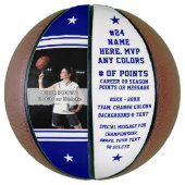 シニアバスケットボールギフトアイディア、フォトバスケットボール バスケットボール (縦)