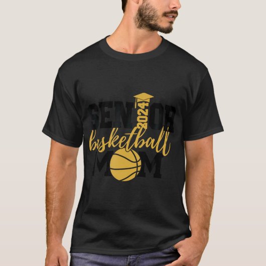 シニアバスケットボールママ2024シャツ Tシャツ (正面)